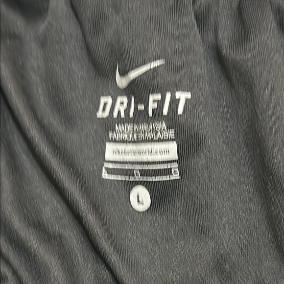 Nike Black and White Athletic Shorts - Picture 2 of 3